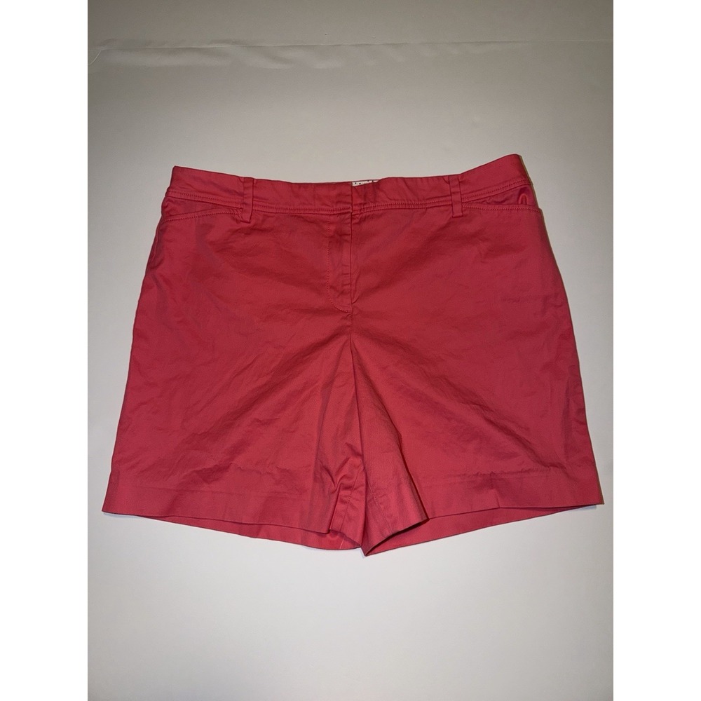 Talbots Women 16 Shorts Pink Coral Preppy Classic Casual Coastal Summer Cute